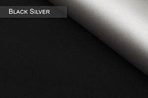 Termoizolačná roleta v bielej kazete, farba látky Black Silver Šířka (cm): 55, Dĺžka (cm): 150, Strana mechanizmu: Práva