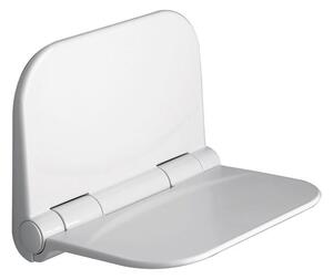 AQUALINE DINO sprchové sedátko, 37,5x29,5cm, sklopné, biela DI82