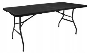 Malatec 12280 Skladací stôl 180x74 cm čierny