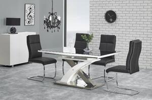 Jedálenský stôl SONDUR 2 čierna/biela