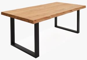 Drevený dubový stôl do jedálne Country 160, 180