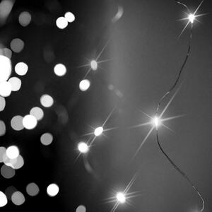 IKO Vianočné svetielka 300 LED, 3x3m – studená biela