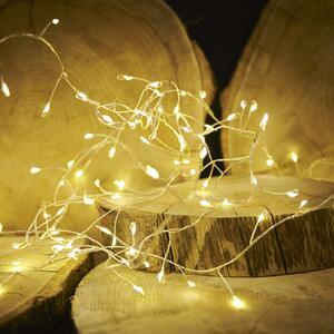 IKO Vianočné svetielka 6m, 200 LED – teplá biela