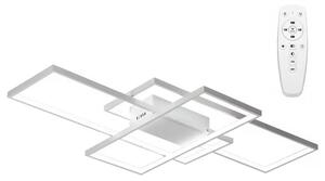 Toolight - LED stropné svietidlo + diaľkové ovládanie APP385-CP, chrómová, OSW-07860