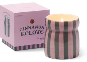 Paddywax Cabana Cinnamon & Clove vonná sviečka z keramiky 184 g