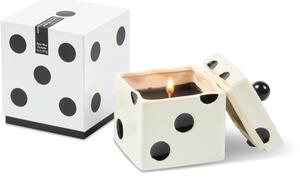 Paddywax Lucky Dice Lava Stone vonná sviečka z keramiky 283 g