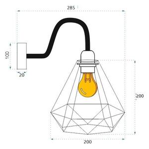 Toolight Toolight, nástenná lampa Loft 1xE27 392229, zlatá, OSW-09681