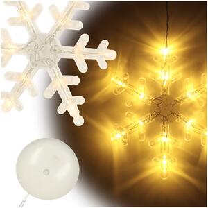 LED závesné svietidlá Vianočná dekorácia snehová vločka 45cm 10 LED diód