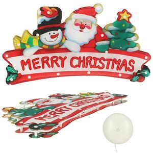 IKO Vianočná závesná dekorácia LED 45cm – Merry Christmas