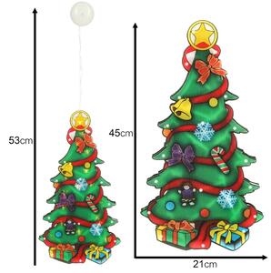 IKO Vianočná závesná dekorácia LED 45cm – Vianočný stromček
