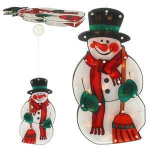 IKO Vianočná závesná dekorácia LED 45cm – Snehuliak