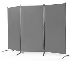 Mobilný paraván 260x180 cm, sivý
