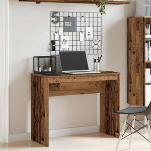 Maison Exclusive – písací stôl v štýle starého dreva 90 x 40 x 72 cm drevený materiál