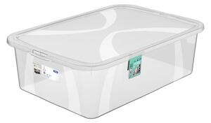 Plastový úložný box s vekom 29 l Lona - Rotho