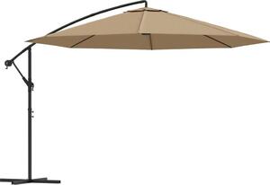 Maison Exclusive – Slnečník s oceľovým nosníkom, výška 350 cm, farba: béžová