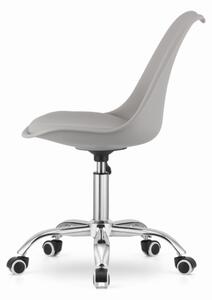 Otočná stolička ALBA - šedá