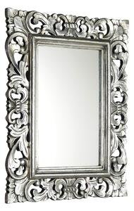 SAPHO SAMBLUNG zrkadlo v ráme, 40x70cm, strieborná IN109
