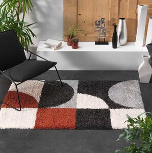 Atraktívny koberec Pola v dokonalej farebnej kombinácií 60x110 cm Šedá
