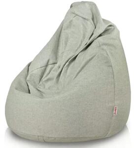 Sedací vak Premium svetlosivý