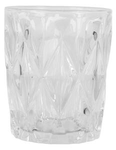 Transparentný pohár na vodu Diamond - Ø 8*10 cm / 250 ml - Clayre & Eef