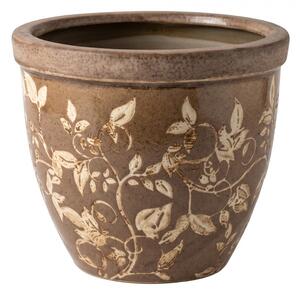 Dekorativní obal na květináč Vintage Charm M - Ø 15*13 cm - Clayre & Eef
