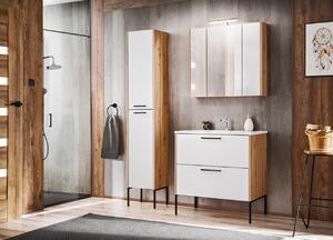 MEBLINE Kúpeľňový nábytok CRES 2 dub artisan / biely