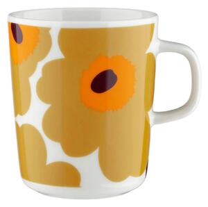 Marimekko Hrnček Oiva Unikko 0,25l, béžovo-oranžový