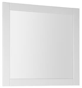 AQUALINE Favole zrkadlo v ráme 80x80cm, biela mat FV080