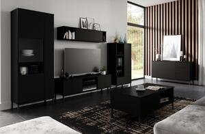 MEBLINE Nábytok do obývačky QATAR 2 čierny