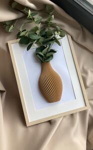 3D obraz Vázy s rebrovaným vzorom | 20×30 cm dekor do obývačky