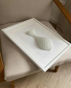 3D obraz Vázy s geometrickým vzorom – moderná nástenná dekorácia 20×30 cm