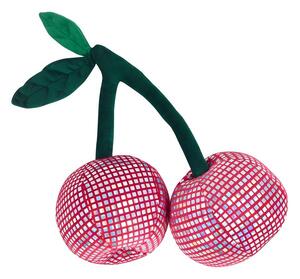 Plyšový dekoračný vankúš 25x30 cm Disco Cherries – Catherine Lansfield