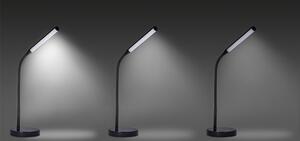 Solight Solight LED stolná lampička, 4W, stmievateľná, 4200K, čierna farba