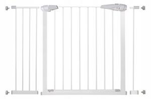 Bezpečnostná bariérová zabrána pre schody a dvere - biela - 76-120 cm