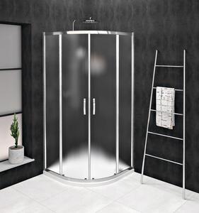 Gelco, SIGMA SIMPLY sprchové dvere posuvné pre rohový vstup 800 mm, sklo BRICK, GS2480
