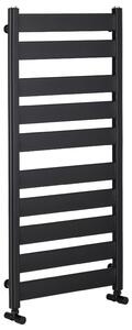 CERANO - Kúpeľňový radiátor Marco - bočné pripojenie - 816W - čierna matná - 1125x550 mm
