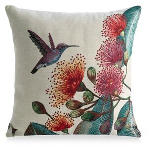 Dekorstudio Gobelínová obliečka na vankúš s kolibríkom 45x45cm - prírodná