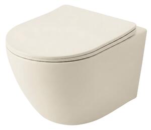 Závesná WC misa REA Focus Tornado Creme