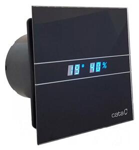 Cata E-100 GBTH kúpeľňový ventilátor axiálny s automatom, 4W / 8W, potrubia 100mm, čierna 900602