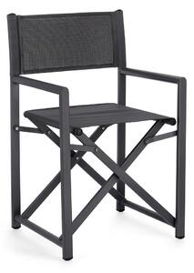 TAYLOR DARK GREY záhradné kreslo