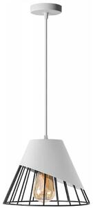 Toolight - Závesná stropná lampa Frutex - biela/čierna - APP228-1CP