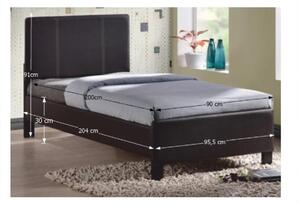 Jednolôžková posteľ 90 cm Coson (hnedá) (s roštom). Vlastná spoľahlivá doprava až k Vám domov. 794085