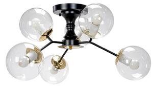 Toolight - Závesná stropná lampa Lassi - čierna - APP1134-6C