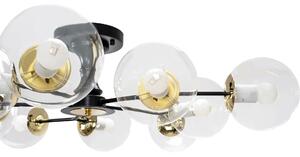 Toolight - Závesná stropná lampa Lassi - čierna - APP1136-10C