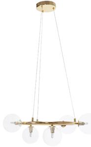Toolight - Závesná stropná lampa Lassi - zlatá - APP1158-6CP