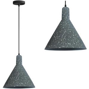 Toolight - Závesná stropná lampa Lastri - šedá - APP995-1CP