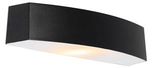 Moderné vonkajšie nástenné svietidlo čierne IP44 - Bojan