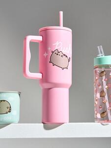 Sinsay - Termohrnček s uškom a slamkou Pusheen the Cat - viacfarebná