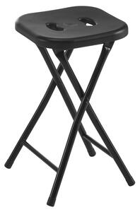 Gedy Sapho, Kúpeľňová stolička, 26x45,5x26 cm, čierna, CO7614