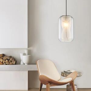 Toolight - Závesná stropná lampa Marble - biela - APP909-1CP